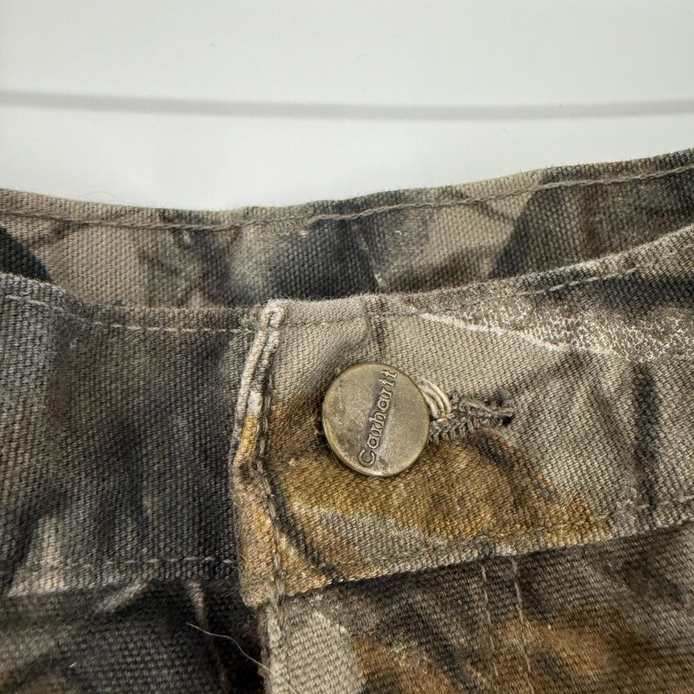 Carhartt B188 CMO Pants Mens 40x32 Realtree Hardwood Camo Carpenter Vintage Y2K - Picture 4 of 12